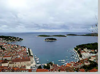 View from Hvar's fortress
