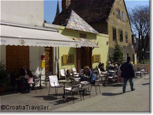 Typical Zagreb Cafe
