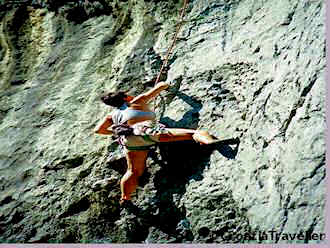 Rock Climber in Paklenica