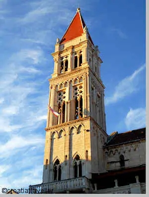 Trogir bell tower of St Lovro Cathedral