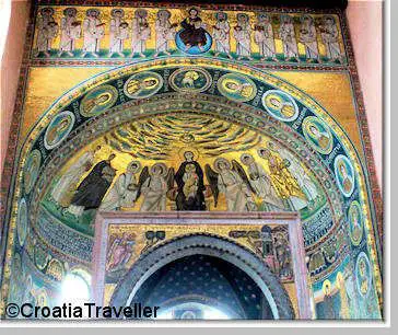Porec's Euphrasian Basilica mosaic detail