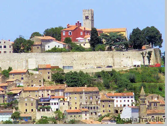 Motovun, an Istrian hilltop village