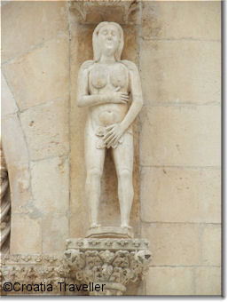 Sculpture on Trogir Cathedral