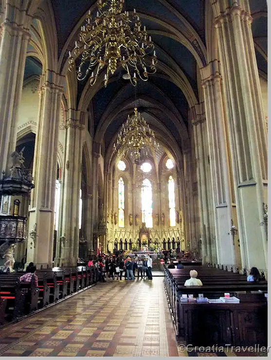 Interior of Zagreb Cathedral