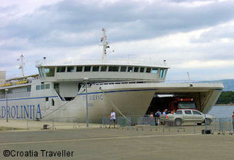 The "Tin Ujevic" in Stari Grad Port