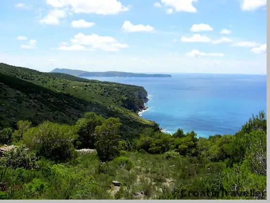 Vis Island Coastline