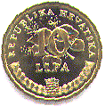 10 lipa coin