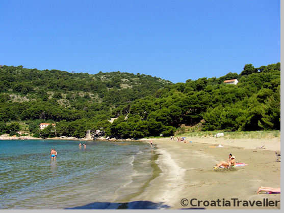 Saplunara beach, Mljet island