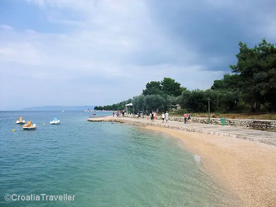 Cres town beach