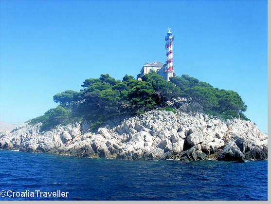 sestrice lighthouse, kornati islands