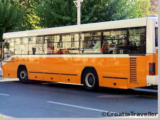 Local bus in Dubrovnik