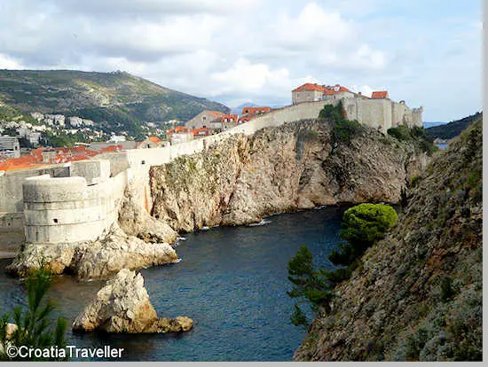 Dubrovnik's western walls