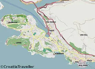 Greater Dubrovnik Map