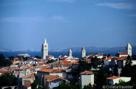 Rab Town, Rab Island: The Four Bell Towers