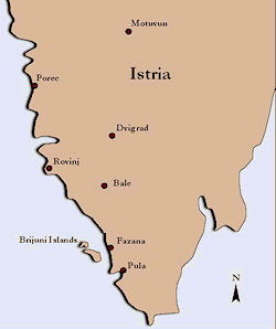 Istria map