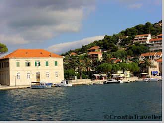 The port of Jelsa, Hvar Island