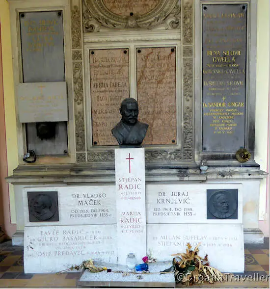 Mirogoj-Tomb of Stjepan Radic