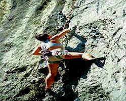 Rock climbing in Paklenica