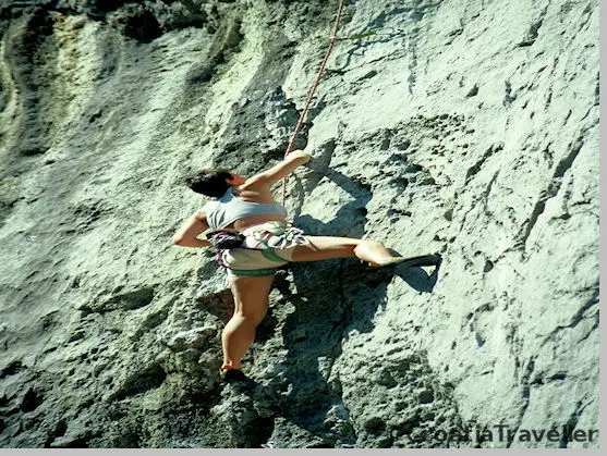 Rock climbing in Paklenica