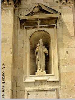 St Blaise on St Blaise church, Dubrovnik