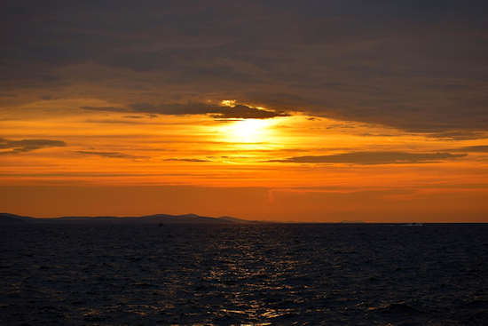 Sunset in Zadar