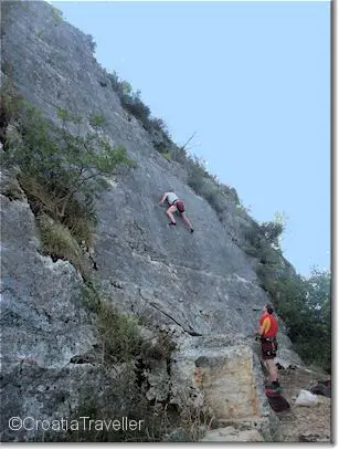 Rock Climbing in Zlatni Rt, Rovinj