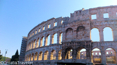 Roman amphitheatre in Pula