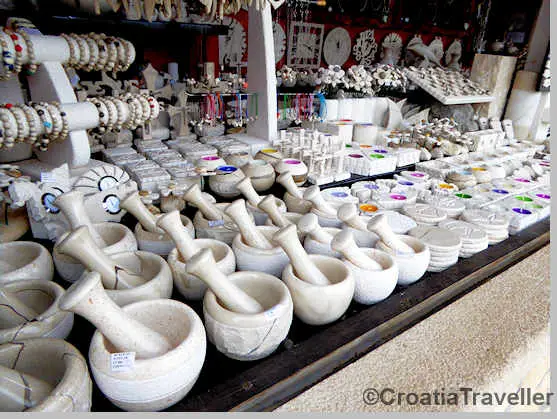 Stone souvenirs from Pucisca, Brac