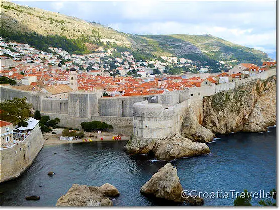 Dubrovnik's western walls