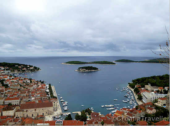 Hvar harbour and islands