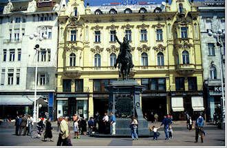 Tkalciceva Street in Upper Zagreb