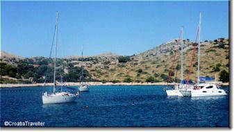 Bay in the Kornati Islands