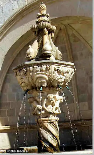 Little Onofrio Fountain, Dubrovnik