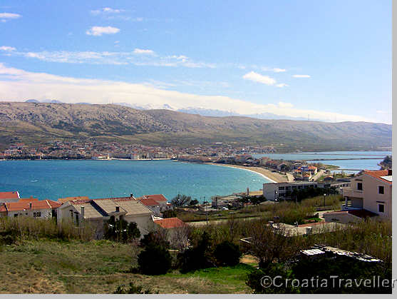 View of Pag town