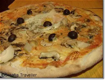 Croatian pizza