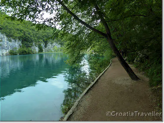 Path in Plitvice Lakes National Park