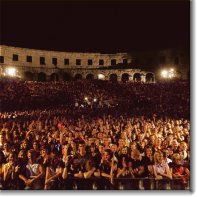 Pula Amphitheatre at night