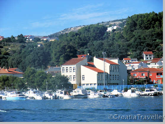 Rab island harbour