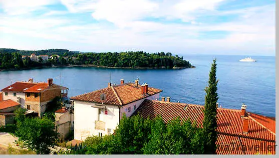 View of Rovinj's coast