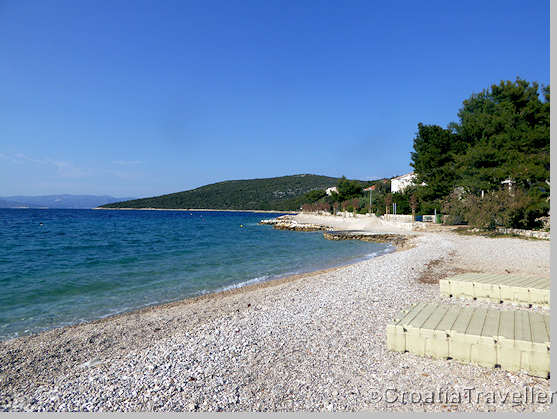 Beach at Maslinica, Solta island