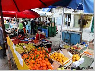 Items at Split's market