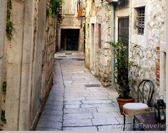 Street in Split's Old Town