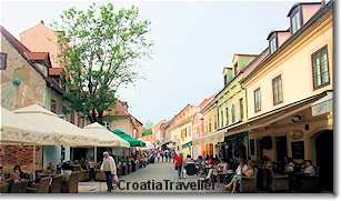 Tkalciceva in Zagreb's Upper Town