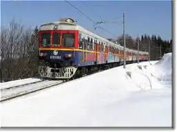 Train in Snow