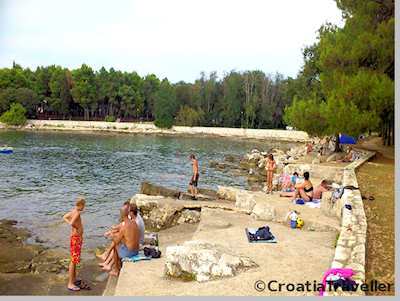 Umag beach