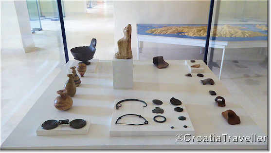 Display in Vis Archaeological Museum