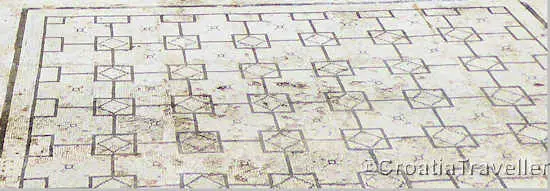 Roman mosaic in Vis