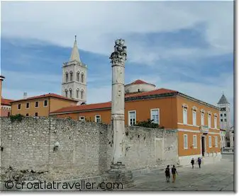 Roman forum in Zadar