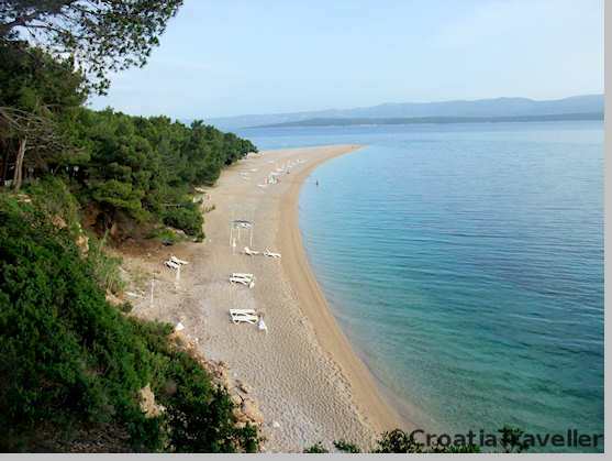 Zlatni Rat beach, Brac Island