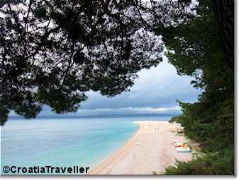 Zlatni Rat beach on Bol